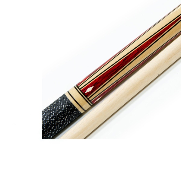 Кий для пула 2-pc "Classic Champion A-6" (черно-натуральный) с оплеткой ирла