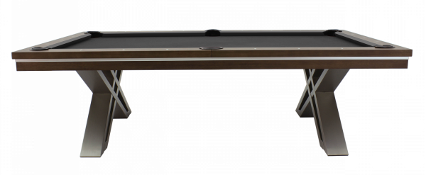 Бильярдный стол для пула "Pierce" 8 ф (коричневый) с плитой, со столешницей