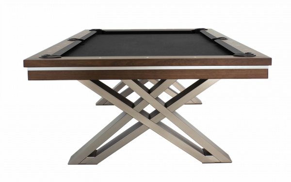 Бильярдный стол для пула "Pierce" 8 ф (коричневый) с плитой, со столешницей